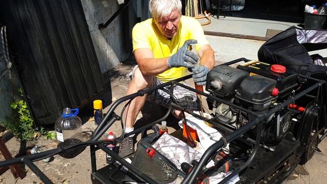 Консервация Мотобуксировщика Baltmotors SnowDog Standard R15