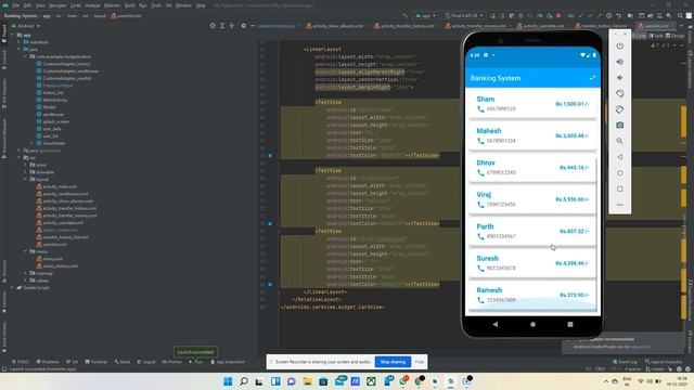 Basic Banking App || Mobile Development || Grip || TSF смотреть онлайн