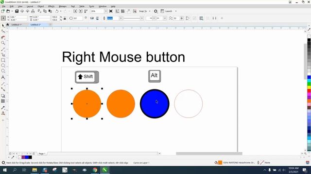 Corel Draw Tips & Tricks Shift and Alt Keys to copy смотреть онлайн