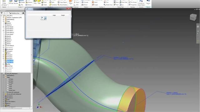 Valve Design with Autodesk Inventor (Area Loft, MultiBody Solids) смотреть онлайн