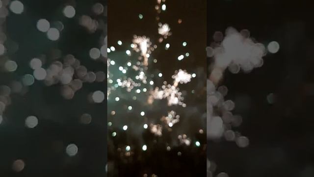 Новогодний салют 2019 года в Бабушкинском парке Лосиноостровского района г.Москвы смотреть онлайн