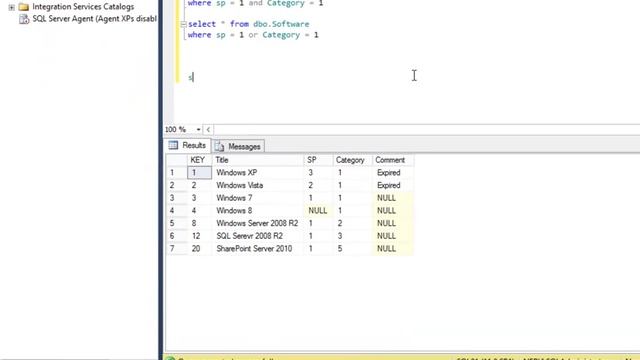 Выборка данных в SQL Server 2012 - Часть 5 смотреть онлайн