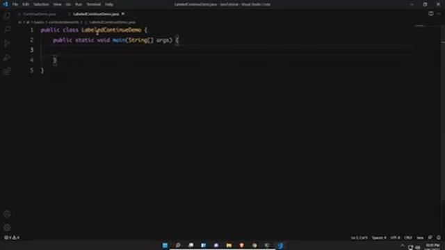 Labeled Continue Statement in Java | Java Tutorial For Beginners | Java Continue Statement |Continu смотреть онлайн
