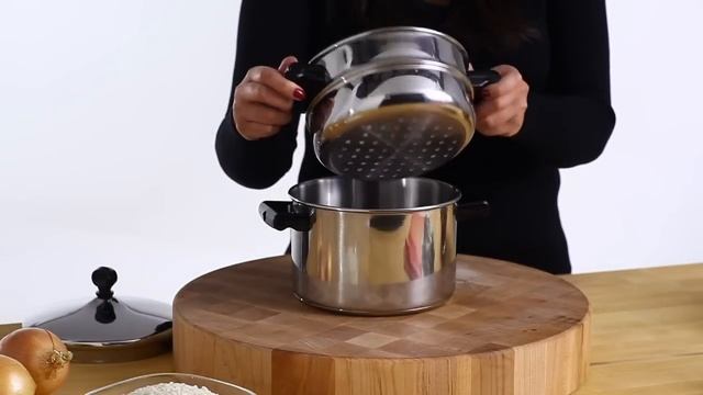 Stainless Steel Steamer & Sauce Pot - Dishwasher Safe - Farberware Cookware смотреть онлайн