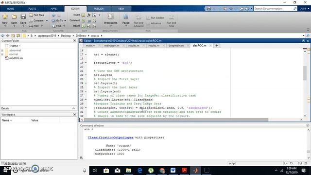 ROC For Image classification- Receiver Operating Curve Matlab code -own data смотреть онлайн