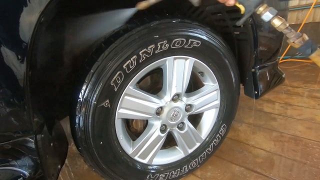 TOYOTA LANDCRUISER BLACK EDITION DETAILING CLEANING With PRESSURE WASHER!