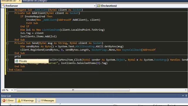 Multi-client Server Async Sockets Source смотреть онлайн