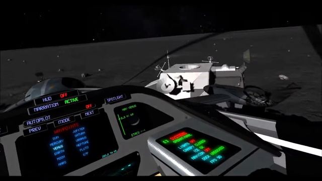 Discovering Space 2 - Apollo 11 landing site work in progress demo 2 смотреть онлайн