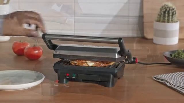 Chefman Electric Panini Press Grill and Gourmet Sandwich Maker w/ Non-Stick Coated Plates смотреть онлайн