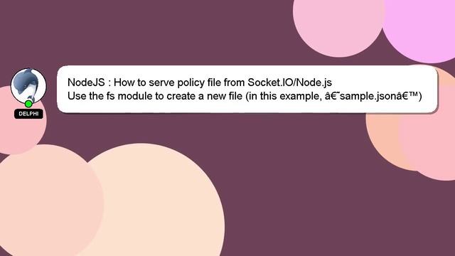 NodeJS : How to serve policy file from Socket.IO/Node.js смотреть онлайн