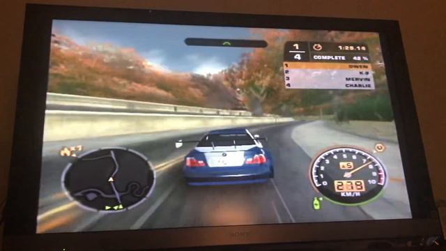 Need For Speed Most Wanted Gamecube Seaside Interchange 3:10.89 BMW M3 GTR смотреть онлайн