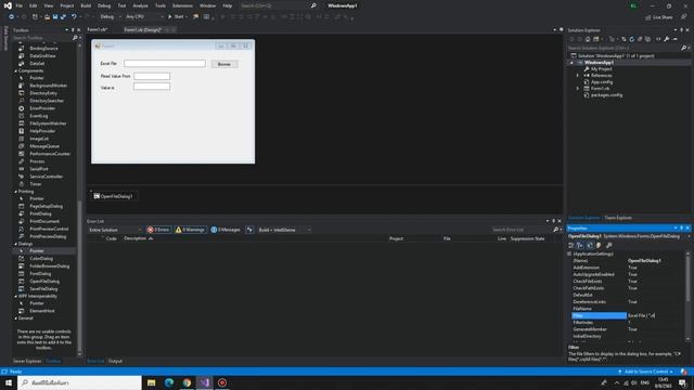 Visual Basic vs Excel Chaper 2: How to read cell value by cell name from Excel via EPPlus library смотреть онлайн