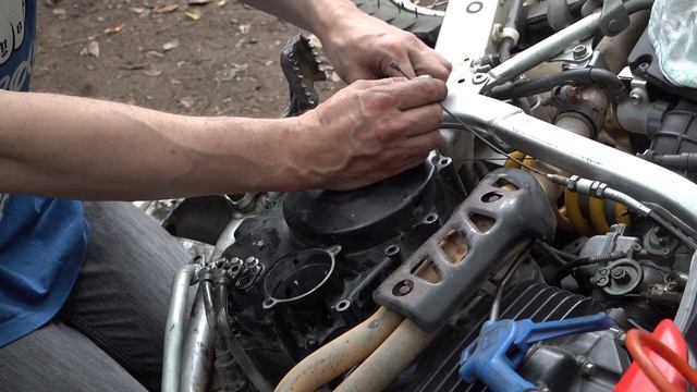 Замена сцепления HONDA 400 смотреть онлайн