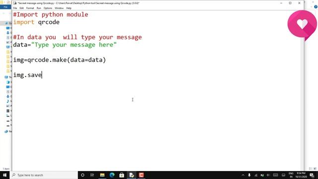 Send Secret Love message to your crush using python смотреть онлайн