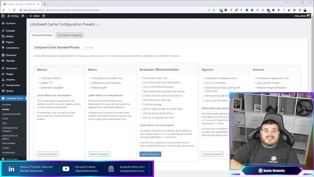Presets de LiteSpeed Cache en WordPress (Preconfiguraciones) смотреть онлайн