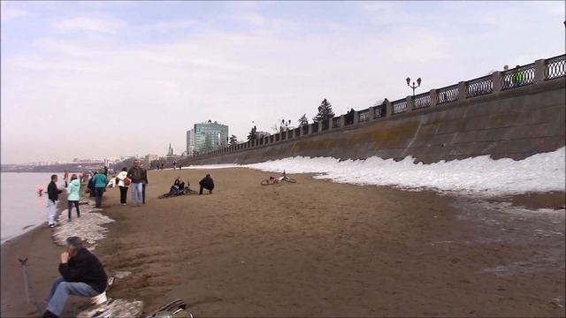 Самара. Набережная Волги (09.04.2017) смотреть онлайн