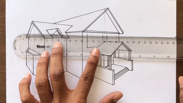 How to Draw a House in 2-Point Perspective Step-by-step смотреть онлайн