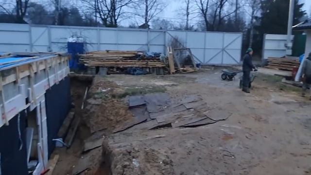 205 Монолитный цокольный этаж с нуля Профессионально Гидроизоляция и утепление цокольного этажа смотреть онлайн