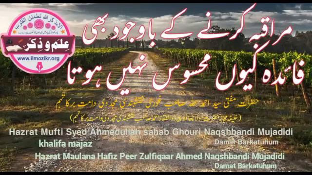 Muraqabe se Faida kab nahi Mehsus hota? مراقبہ سے فائدہ کب نہیں محسوس ہوتا؟ смотреть онлайн