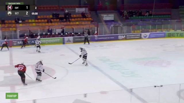 Прогресс – Белсталь – 3:4 ОТ | 01.11.2023 | Высшая лига смотреть онлайн