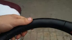 Перетяжка руля каучуковым материалом!