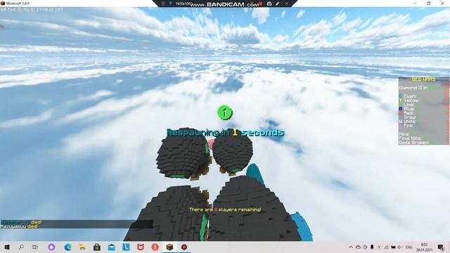 Бедварс На Сервере Блоксмс.Проиграл Из-за Лагов Сервера( смотреть онлайн