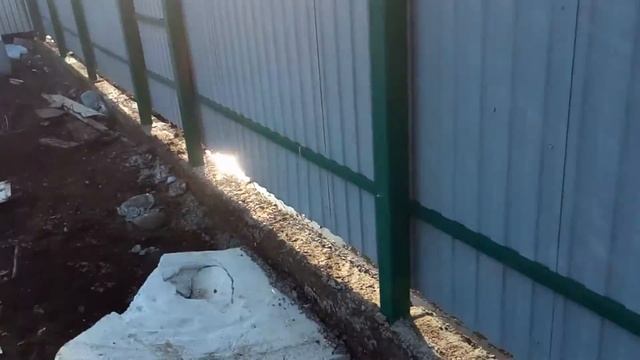 общий вид забора конечный вариант смотреть онлайн