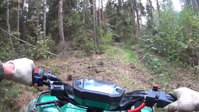 Прогулка по осеннему лесу на гусеничном вездеходе ПатрульТрак-Мини (PatrolTrack-Mini). смотреть онлайн