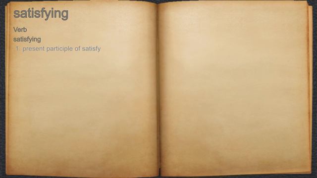 What does satisfying mean? смотреть онлайн