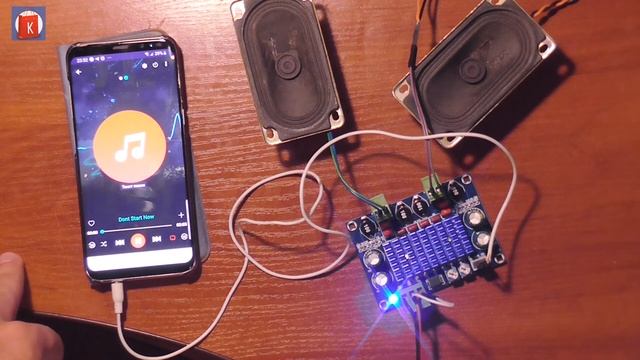 Тест проверка аудио усилителя XH-M572 для звуковых колонок смотреть онлайн