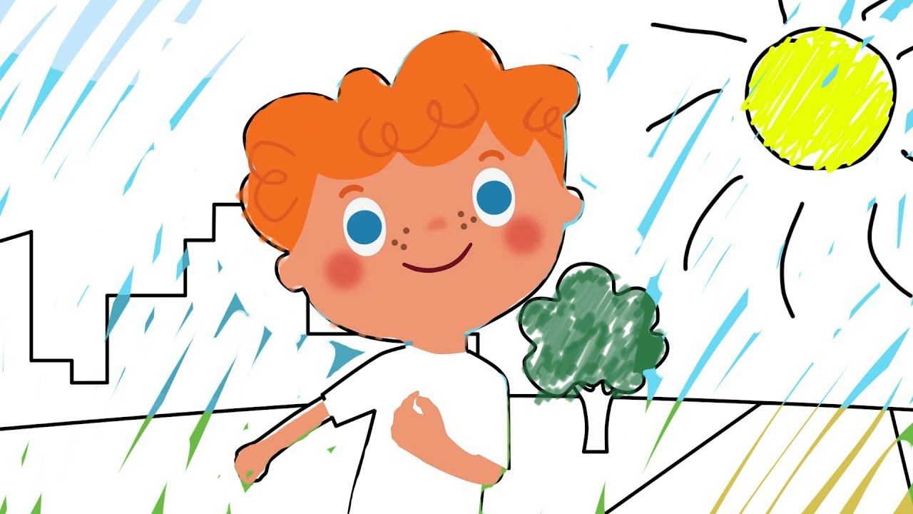 КОШКА - Раскраска - Учим цвета смотреть онлайн