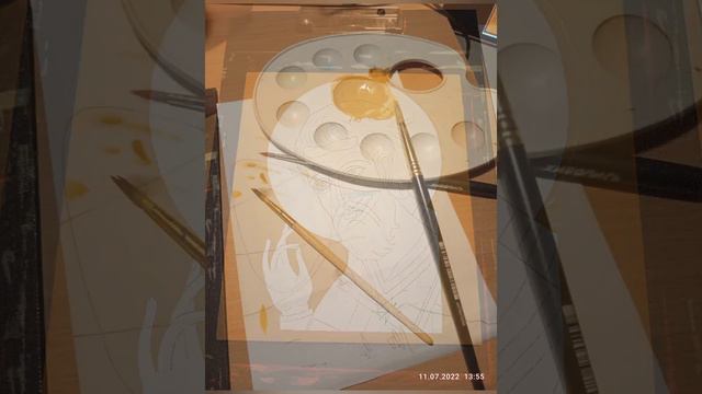 Написание иконы св. Иоанна Златоуста. Часть 1 смотреть онлайн