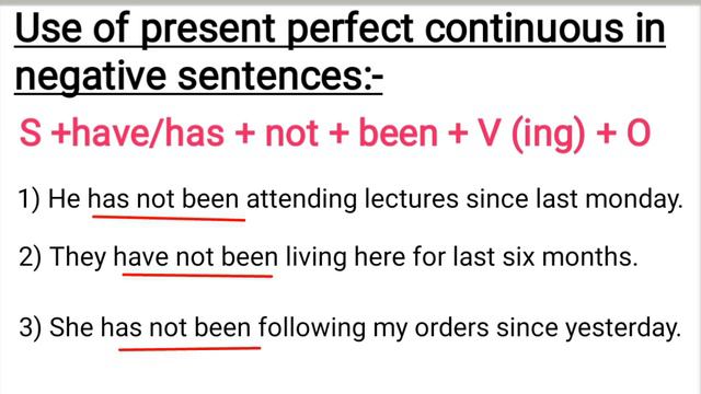 Learn English tenses (part-4)present perfect continuous tense in English смотреть онлайн