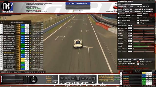 iRacing - 24h Spa - Español/English - Live! смотреть онлайн