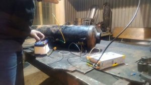 Отопитель ОВ 65.  Запуск на коленке.