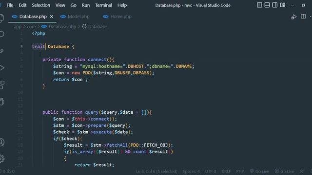 6 - PHP MVC framework from scratch Model смотреть онлайн