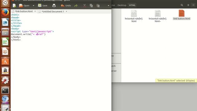 How to make a button link using java script in HTML....Easy смотреть онлайн