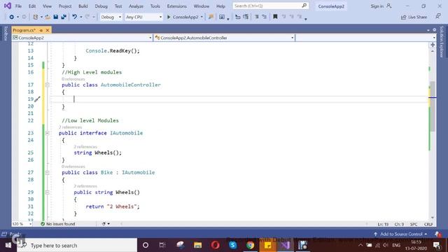 Dependency Inversion Principle (DIP) With Simple Example C# смотреть онлайн
