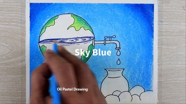 How To Draw Save Water Save Earth Poster, Save Nature Drawing смотреть онлайн