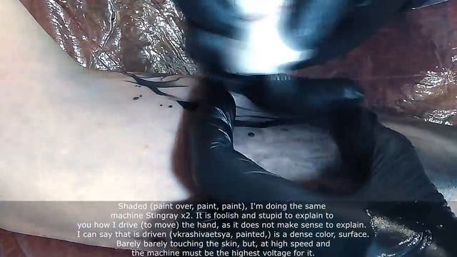 How to tattoo - line work & Shading techniques - Tutorial for beginners [Real Time] Сolor fill in смотреть онлайн