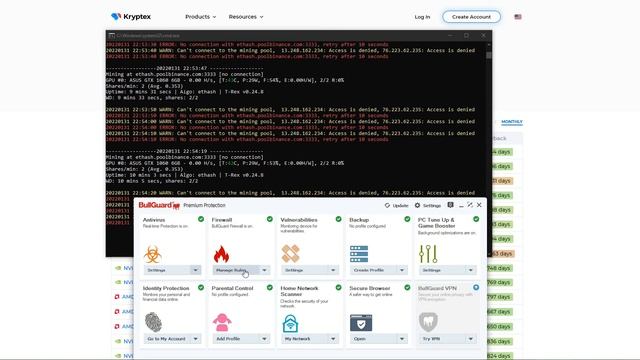 T-Rex Miner ERROR No connection with - retry after 10 seconds. FIXED смотреть онлайн
