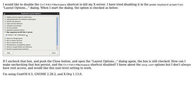 Unix & Linux: Ctrl+Alt+Backspace to kill X server can't be disabled смотреть онлайн