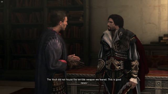 Assassin's Creed Brotherhood - Ezio Talking About Vatican To The Brotherhood смотреть онлайн