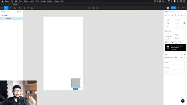 สอนใช้ Figma: Constraints