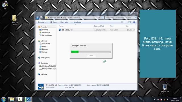 Ford IDS 115.1 Full step by step native install смотреть онлайн