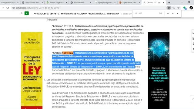 Clasificación de los dividendos en gravados y no gravados смотреть онлайн