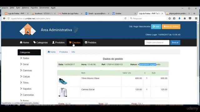 Loja Virtual com PHP 7 - Painel Administrativo - learn Web Development смотреть онлайн