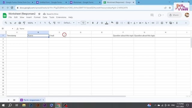 How to Link Google Form to Google Sheet 2023 (Step by Step Guideline) смотреть онлайн