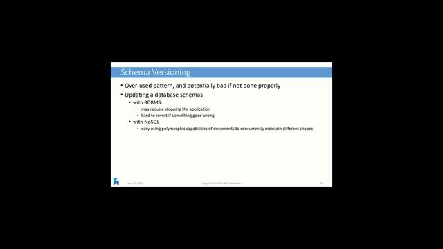 Understanding NoSQL Document Database Schema Design Jun 16 2022 смотреть онлайн