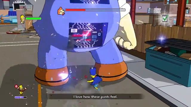 Shadow of The Colossal Donut - The Simpsons Game Walkthrough #8 смотреть онлайн